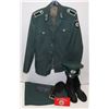 Image 1 : #846 COMMUNIST EAST GERMAN POLICE UNIFORM + HAT