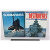 Image 1 : #965 LOT OF 2 NAVY SUBMARINES DESTROYERS BOOKS