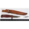 Image 1 : #987 NORMARK SWEDISH FISHING KNIFE IN SCABBARD