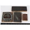 Image 1 : #1005 VINTAGE NEWSPAPER PRINTING PLATE BLOCK LOT