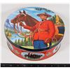 Image 1 : #1006 MID 20TH CENTURY RCMP PEEK FREAN BISKET TIN