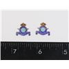 Image 1 : #1013  WW2 STERLING SILVER SWEETHEART PAIR RCAF