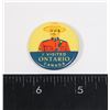 Image 1 : #1054 RCMP I VISITED ONTARIO CANADA BUTTON 1960'S