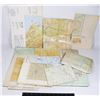 Image 1 : #1103 LARGE LOT OF 14 VINTAGE 20TH CENTURY MAPS