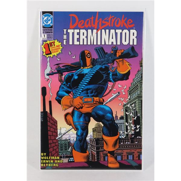 #1233  DC COMICS DEADSTROKE THE TERMINATOR #1 1991