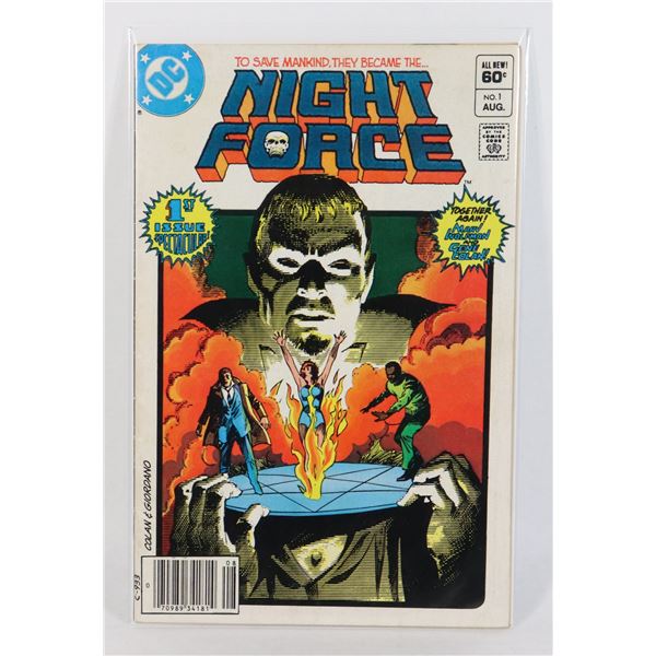 #1239  DC DETECTIVE COMICS NIGHT FORCE #1 AUG 1982