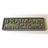 Image 1 : 1034A 20TH CENTURY GERMAN METAL SIGN PLAQUE GMBH