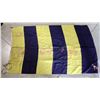 Image 1 : VINTAGE MILITARY SIGNAL CLOTH FLAG  72X43