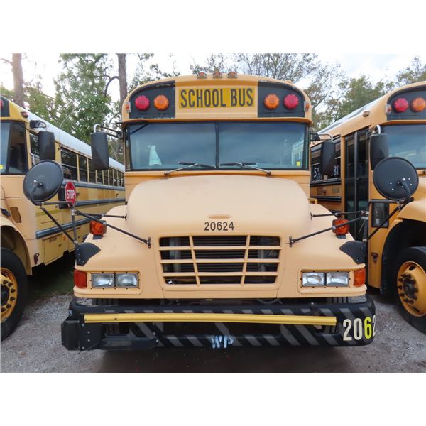 2007 Blu Bird Vision, BB Conventional, Yellow/Blk Bus