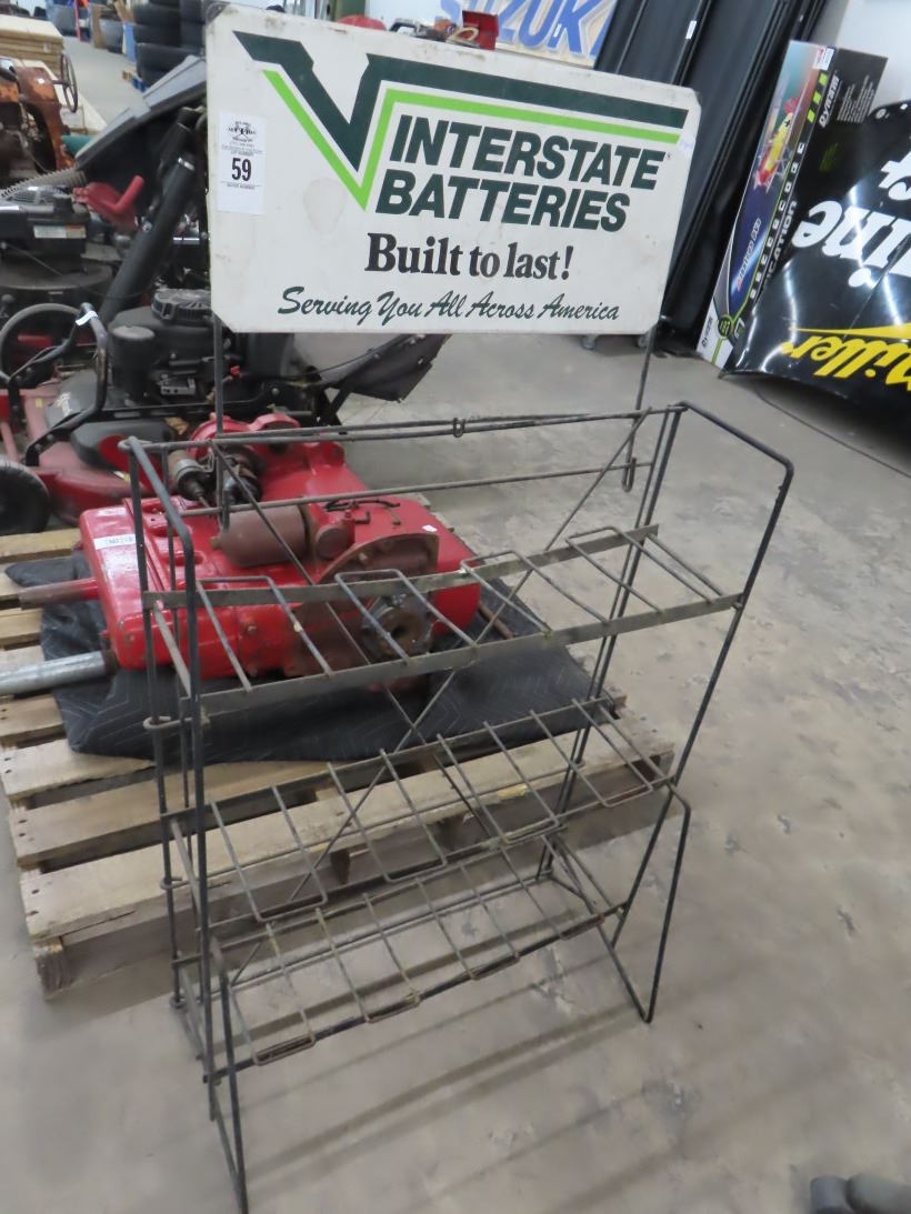 Interstate Battery Rack