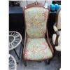Image 1 : Antique Mahogany Carved Padded Chair