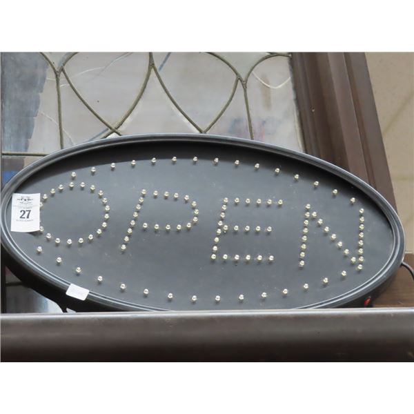 Lighted Open Sign - No Shipping