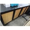 Image 1 : Black Footed Hall Cabinets - Pair