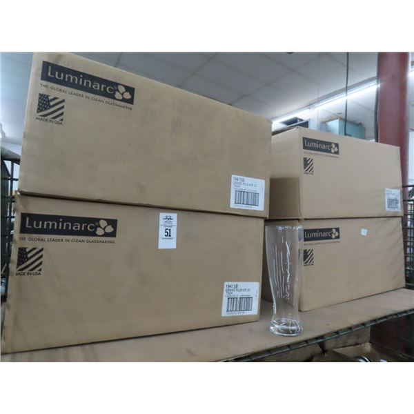 4-Case 24/Ea Grand Pilsner Glasses - 4 X $