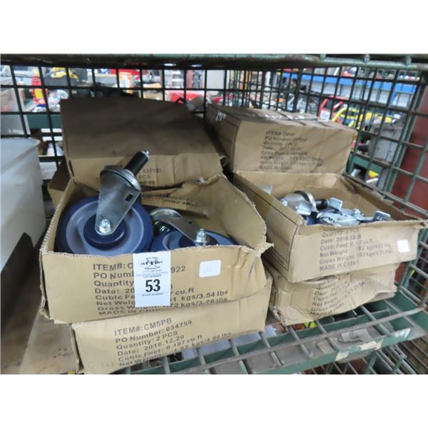 10-Post Top Swivel Caster - Pair - 10 X $