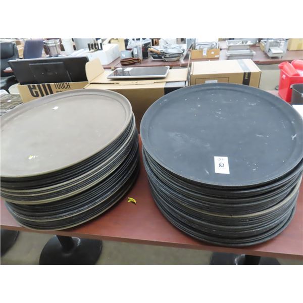 Large Oval Serving Trays - Approx. 50