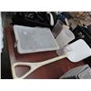 Image 1 : Cambro Pitchers, Shovel, Bin w/Cooling Trays