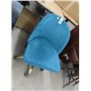 Image 1 : Teal Cloth Secretarial Chair