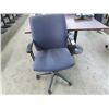 Image 1 : Blue Secretarial Armchair