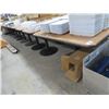 Image 1 : 27-Oak Style Heavy Pedestal Dining Table Asst. Style - 27 X $