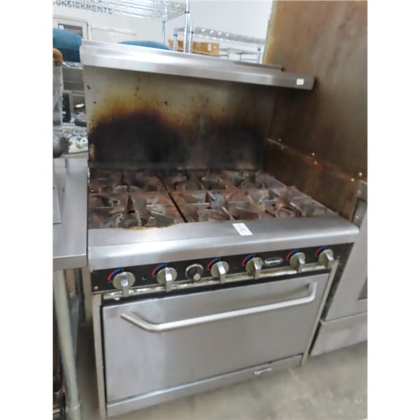Superior Gas 6 Burner Range/Oven