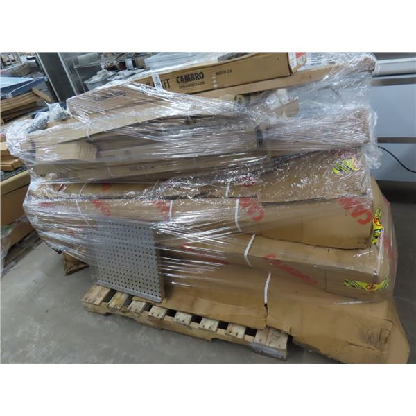 Pallet of New Shelving Accessories