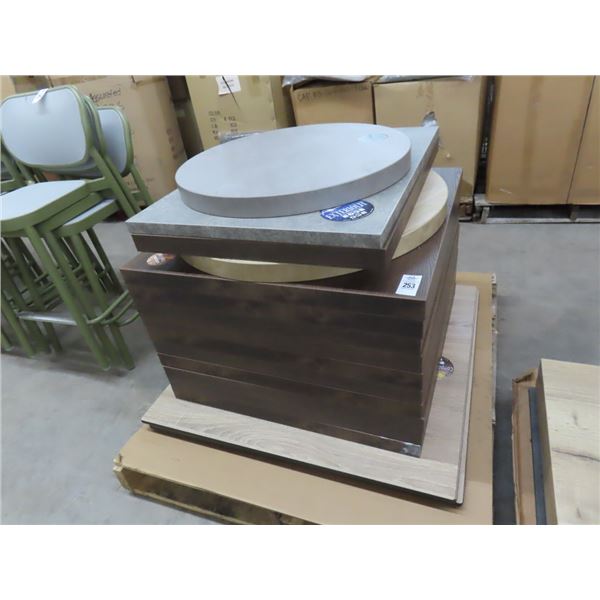 18-New Wood Grain Style FG Dining Table Tops - 18 X $