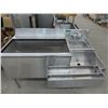 Image 1 : S/S Backbar Hand Sink, Bottle Sink, Double Speed Rail Work Station