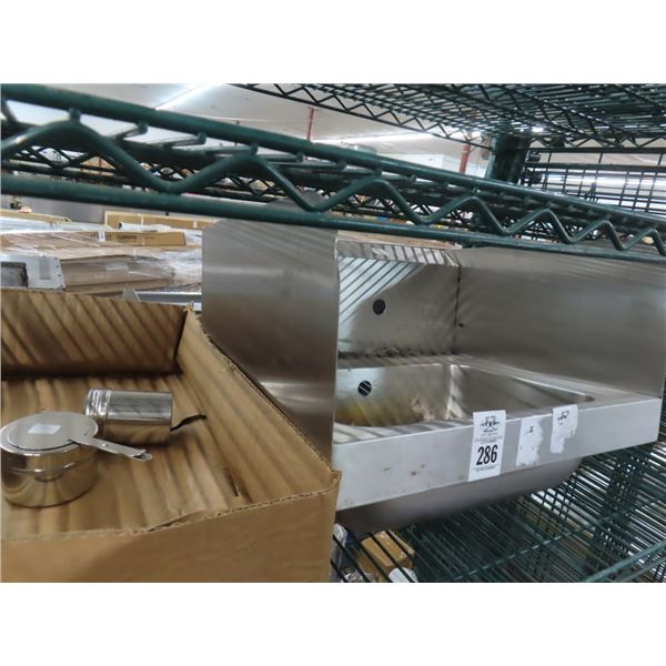 Advance S/S Hand Sink w/Full Surround, Chafing Burners
