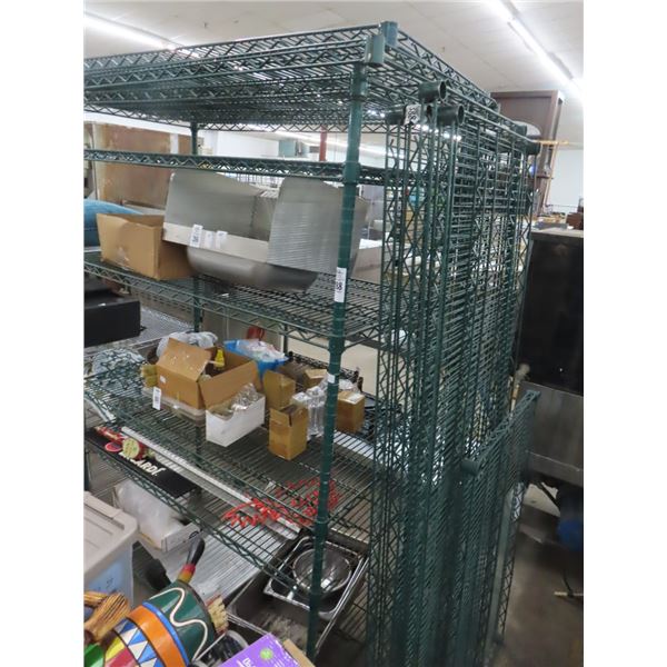 Metro Coated 6 Shelf Rack w/7 Spare Shelves
