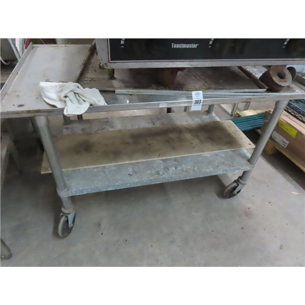 40" S/S Rolling Equip Stand