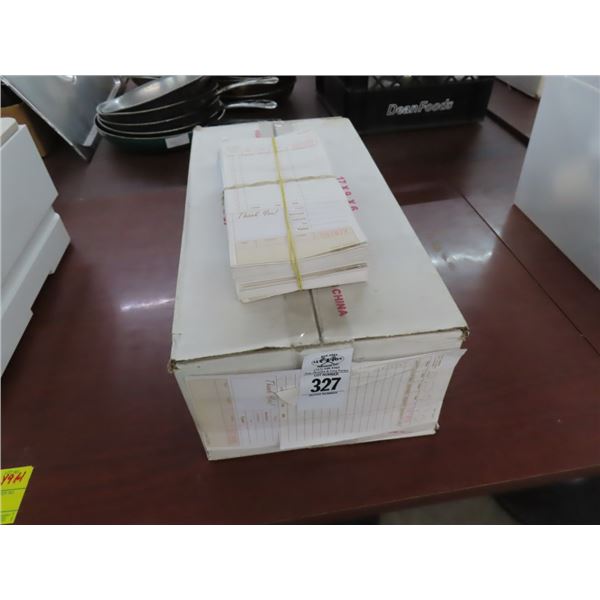 Case of New Receipt Books