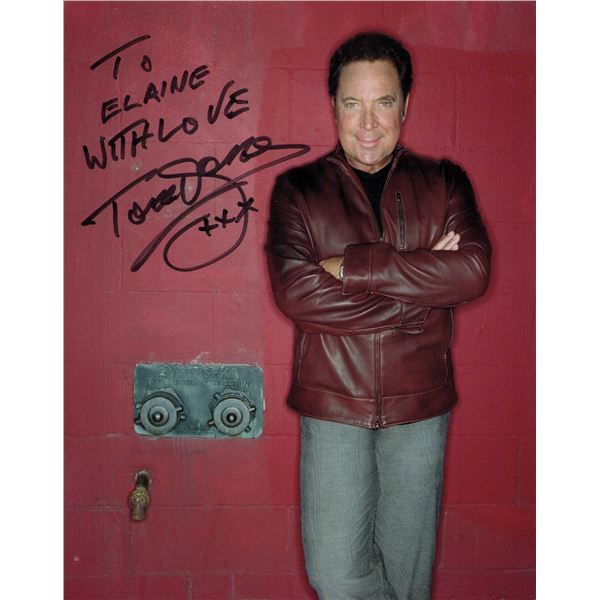 Tom Jones signed photo