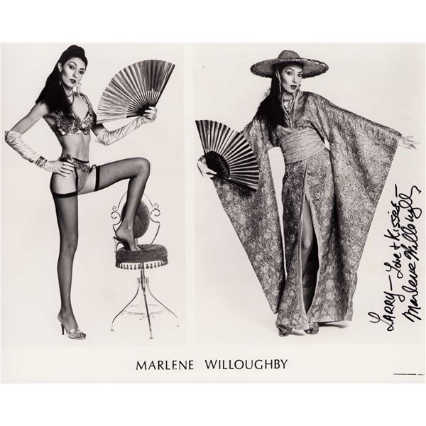 Marlene Willoughby signed photo sexy
