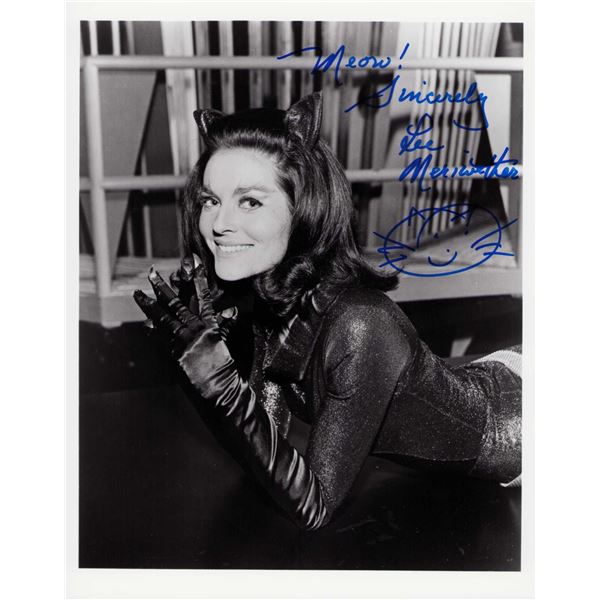 Lee Meriwether signed photo Cat Woman