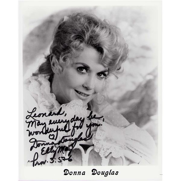 Donna Douglas signed photo