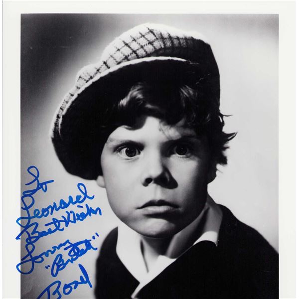 Tommy Bond signed photo