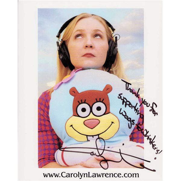 Carolyn Lawrence signed photo