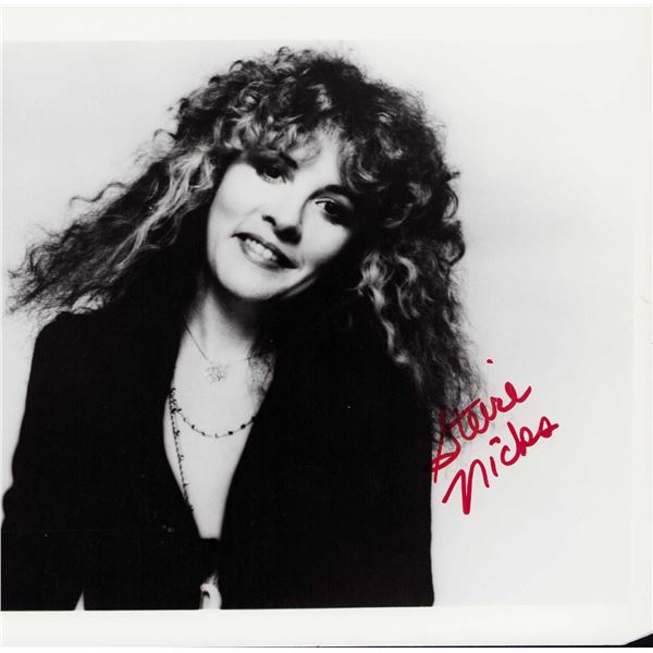 Stevie Nicks signed photo Fleetwood Mac