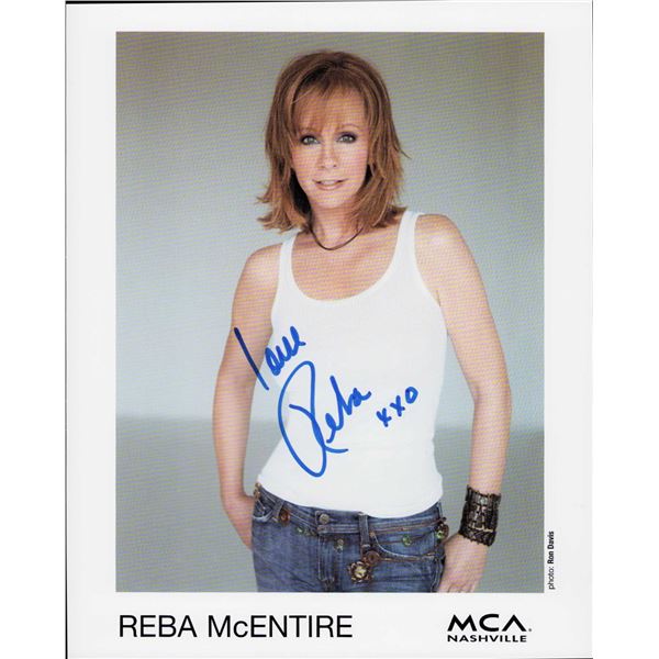 Reba McEntire signed photo