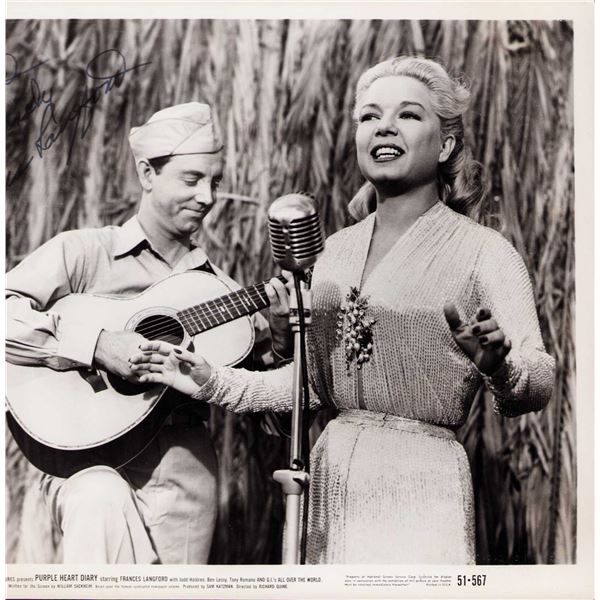 Frances Langford signed photo