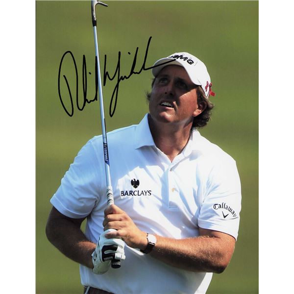 Phil Mickelson signed photo