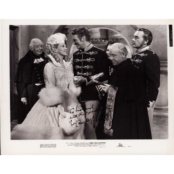 Douglas Fairbanks Jr. signed photo