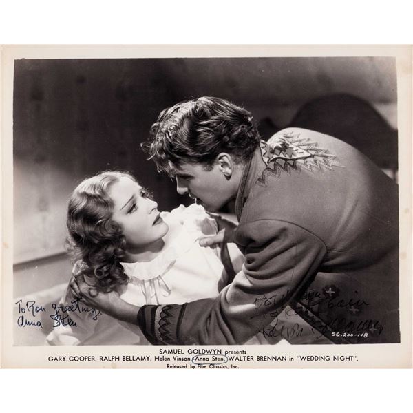 Anna Sten signed photo