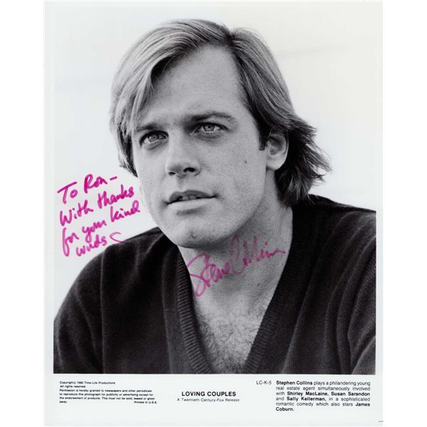 Stephen Collins signed photo