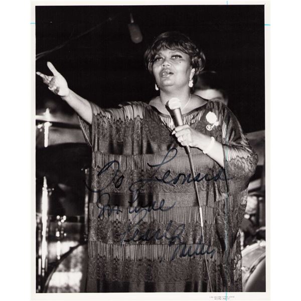 Pearl Bailey signed photo