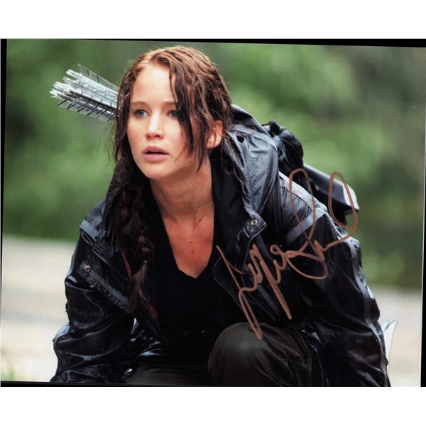 Jennifer Lawrence signed photo