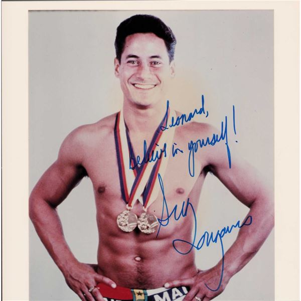 Greg Louganis signed photo