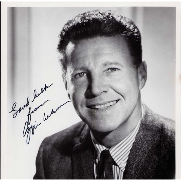 Ozzie Nelson signed photo