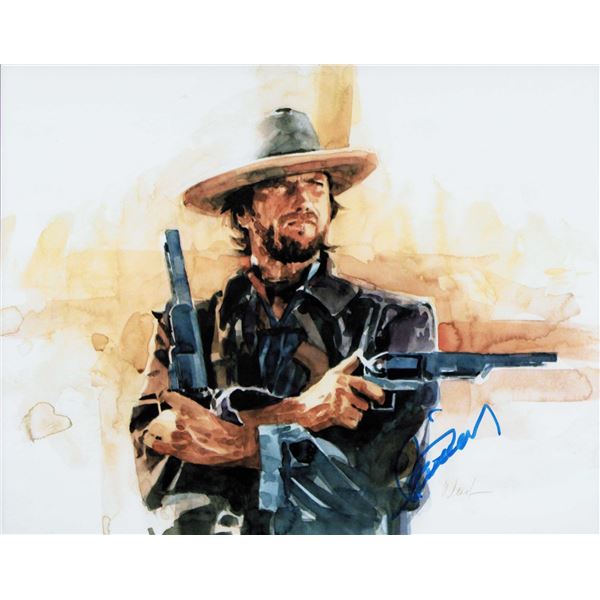 Clint Eastwood signed 11x14 photo